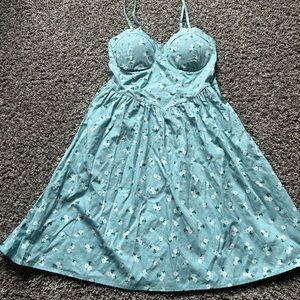 Floral Blue Women's dress